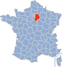 Poziția regiunii Seine-et-Marne