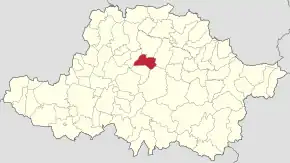 Localizare în cadrul județului