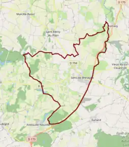 Poziția localității Sens-de-Bretagne