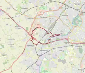 Poziția localității Sequedin