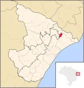 Poziția localității São Francisco (Sergipe)