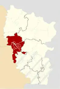 Poziția localității Raionul Sievierodonețk, Luhansk