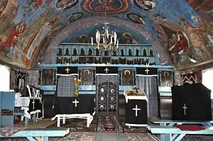 Biserica de lemn (interior)