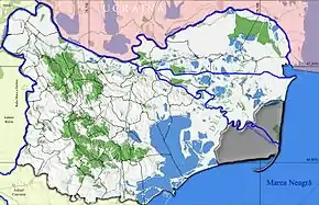 Amplasarea în cadrul județului