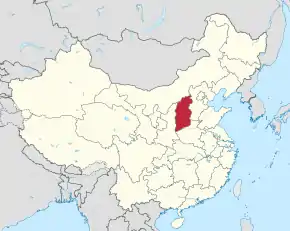 Poziția localității Shanxi
