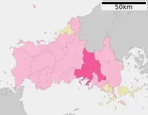 Poziția localității Shunan