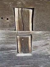 Detaliu 2. Biserica de lemn din Sic.