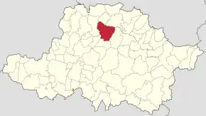 Localizare în cadrul județului