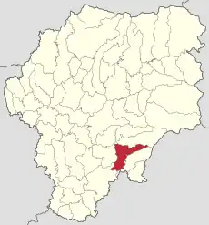 Localizare în cadrul județului