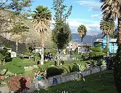 Oraşul Sihuas, capitala provinciei