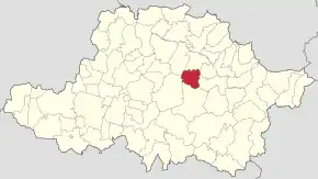 Localizare în cadrul județului