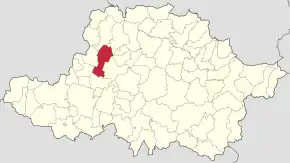 Localizare în cadrul județului