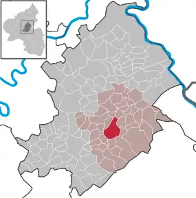 Poziția localității Simmern/Hunsrück