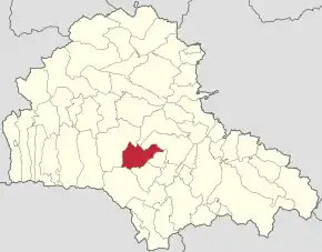 Localizare în cadrul județului