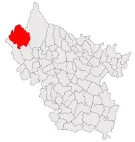 Poziția localității Siriu