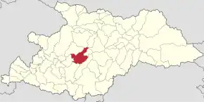 Localizarea comunei in județul Maramureș