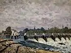 Molesey Weir - Dimineaţă, 1874