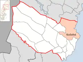 Localizarea comunei în cadrul comitatului