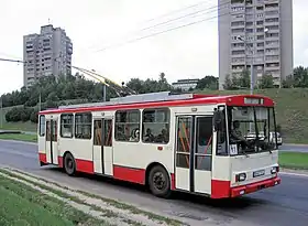 Troleibuz Škoda 14Tr în Vilnius