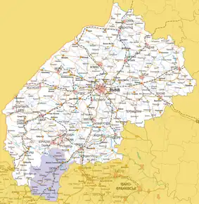 Poziția localității Skole