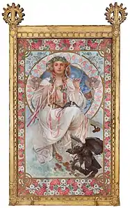 Slavia de Alfons Mucha (1908)