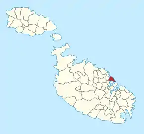 Poziția localității Sliema