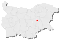 Poziția localității Sliven