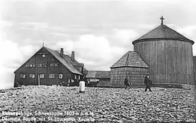 Preußische Baude și Capela „Sf.&nbsp;Laurențiu”, 1938