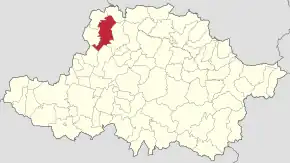 Localizare în cadrul județului