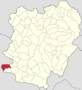 Poziția localității Baziaș