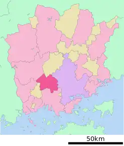 Poziția localității Souja