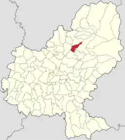 Localizate în cadrul județului