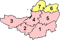 Poziția localității Somerset