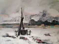 Iarnă la Bisericani (Republica Moldova)