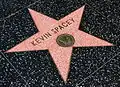 Steaua lui Spacey de pe Hollywood Walk of Fame