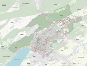 Karte Biel/Bienne (2010)