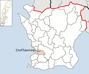 Localizarea comunei în cadrul comitatului