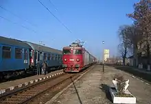 Trenuri în stația Vinga