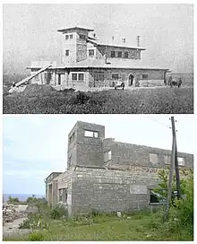 Staţiunea de cercetări zoologice marine Caliacra în 1937 (RO) și în 2007 (BG).