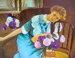 Lorica cu crizanteme