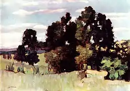 „Peisaj la nămiezi”, Ştefan Luchian