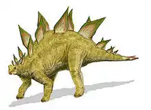 Stegosaurus este unul dintre cei mai cunoscuți dinozauri care au trăit în Jurasicul mijlociu și târziu.