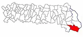 Poziția localității Stelnica