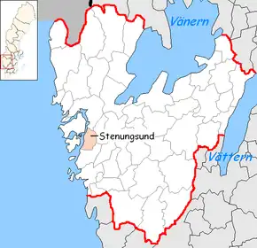 Localizarea comunei în cadrul comitatului