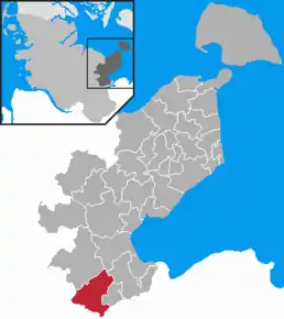 Poziția  Stockelsdorf pe harta districtului Ostholstein