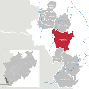 Poziția localității Stolberg