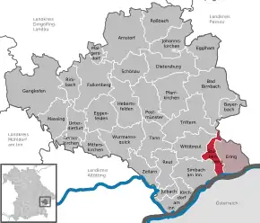 Poziția localității Stubenberg