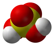 Acid sulfuric 3D