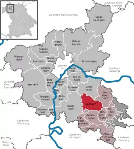 Poziția localității Sulzheim