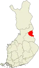 Poziția localității Suomussalmi